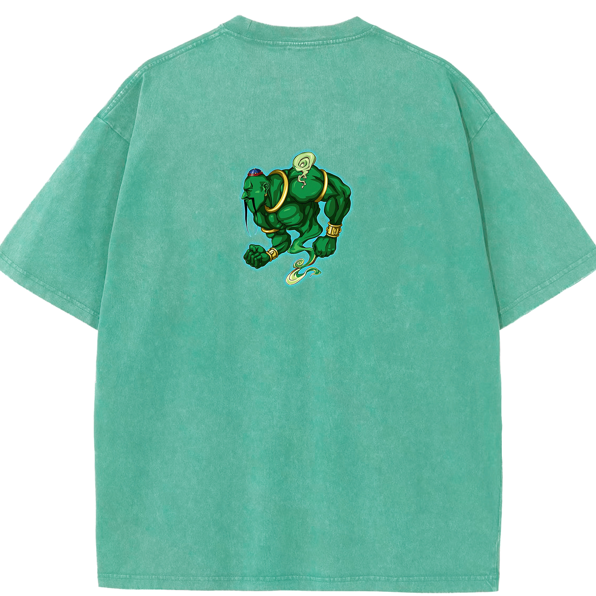 （画像用） 遊☆戯☆王 Yu-Gi-Oh! 綿100% ヴィンテージ風 半袖Tシャツ（背面プリント）